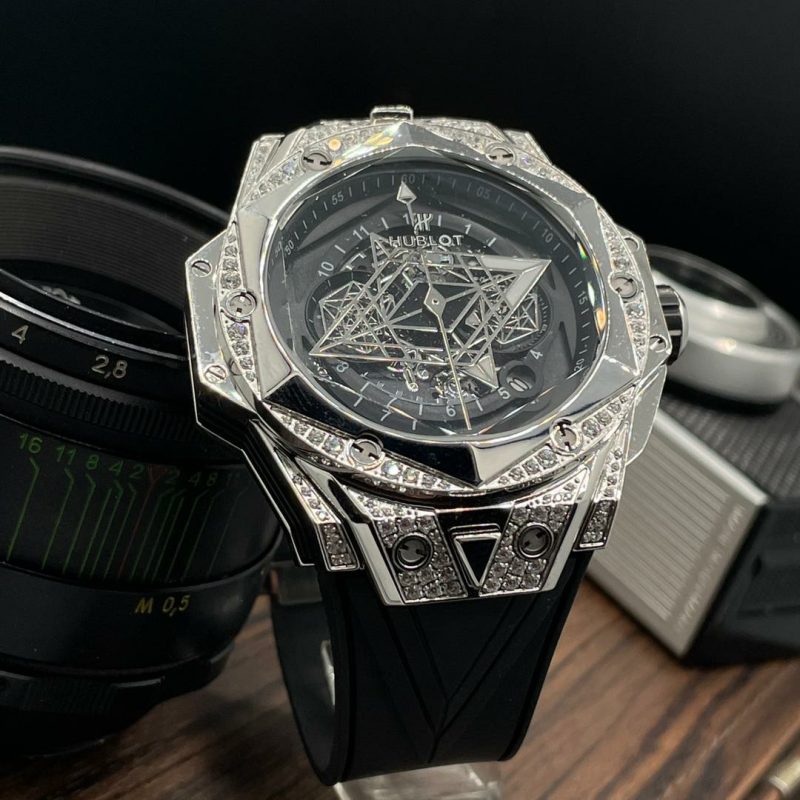 ساعت مردانه نگین دار هابلو بیگ بنگ Hublot (1)