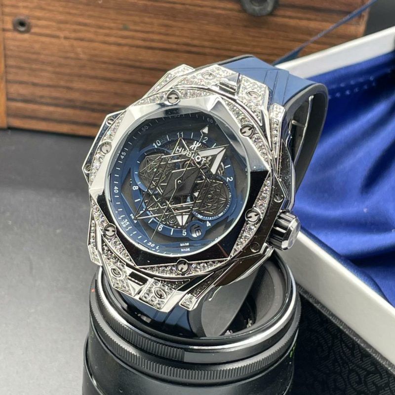 ساعت مردانه نگین دار هابلو بیگ بنگ Hublot (2)