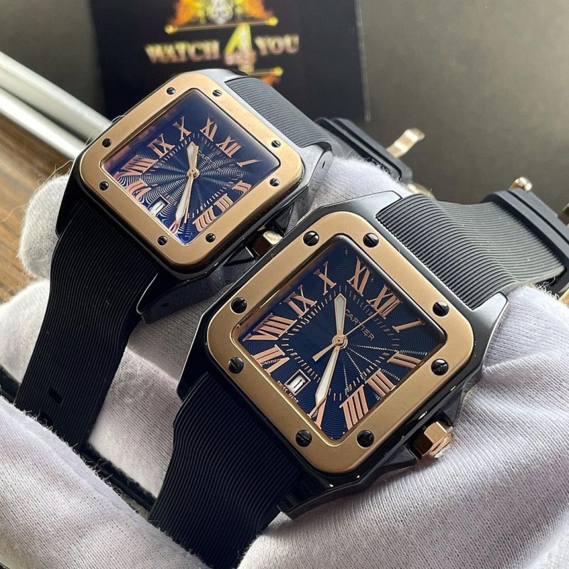 ساعت مچی زنانه كارتيه سانتوز 100 (Cartier) (3)