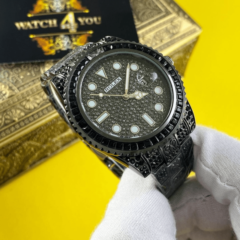ساعت مچی مردانه فول نگین رولكس (Rolex) (1)