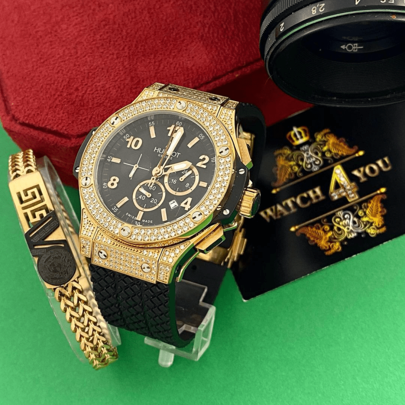 ساعت مچی مردانه کینگ فول دایموند هوبلو(Hublot) (1)