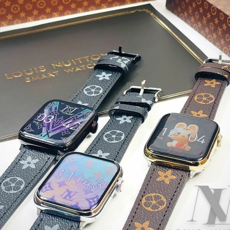 ساعت هوشمند کپی اپل واچ سری ۸ لویی ویتون LOUISNUITTON (1)